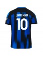 Billige Inter Milan Lautaro Martinez #10 Hjemmedrakt 2023-24 Kortermet